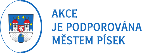 Akce je pod záštitou města Písek. Logo města Písek